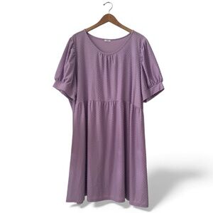 Studio 1886 Lavender Short Sleeve Dress sz 3X
